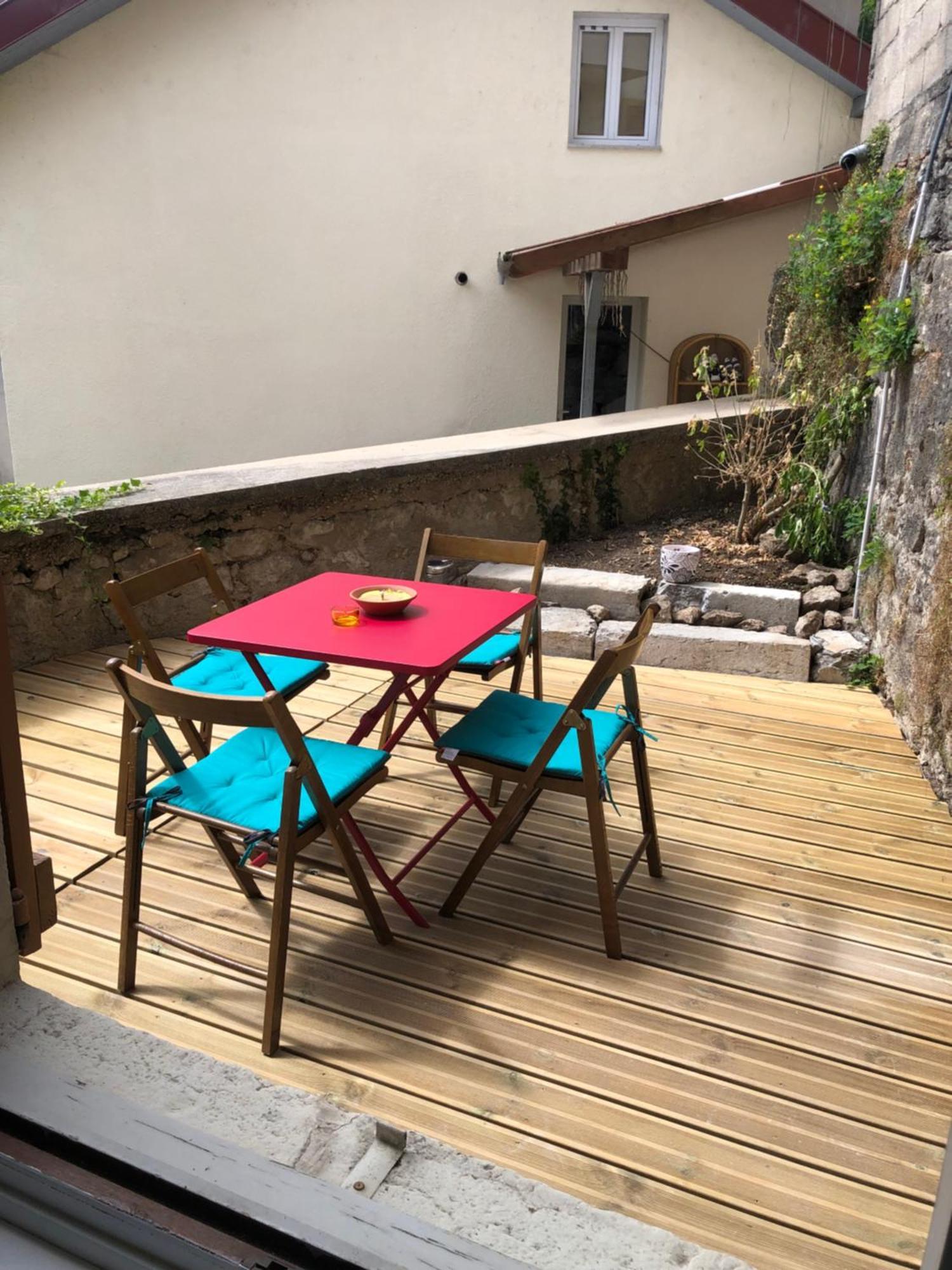 T2 Avec Terrasse Calme Et Ensoleillee Apartment Saint-Claude Exterior foto
